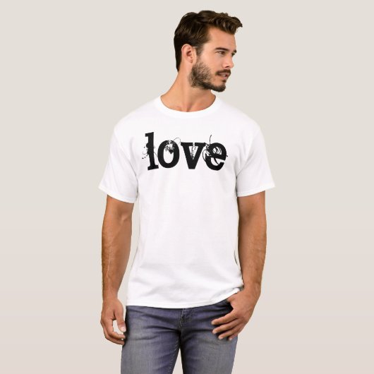 t-shirt d'amour (Devant entier)