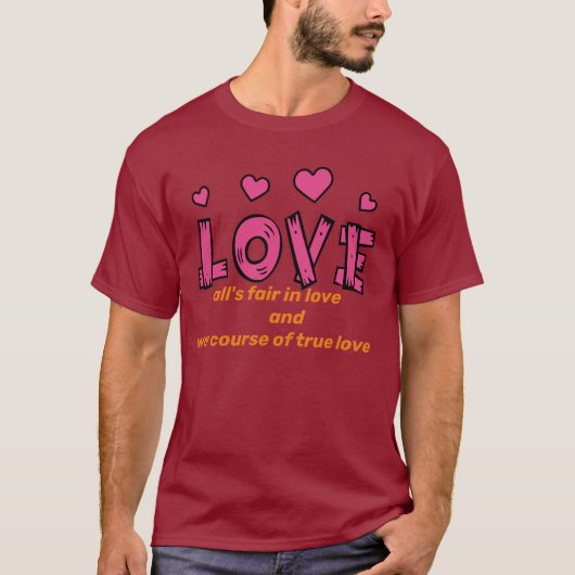 T-shirt d'amour (Devant)