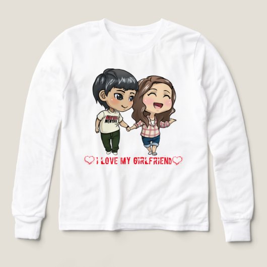 T-Shirt d'amour d'ami (Motif recto)