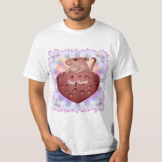 T-shirt d'amour de la souris (Devant)