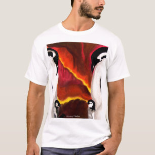 T-shirt d'amour de pingouin