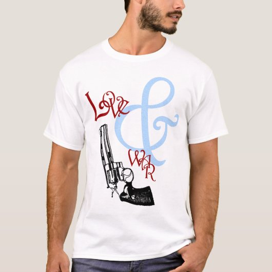 T-shirt d'amour et de guerre (Devant)