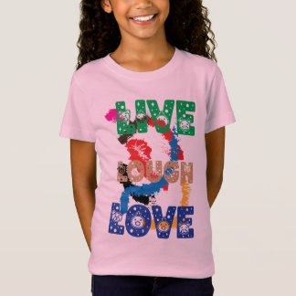 T-shirt d'amour Live Laugh