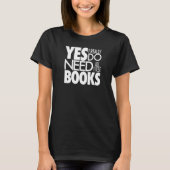 T-shirt d'amour pour le livre et la lecture (Devant)