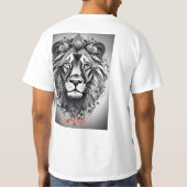 T-shirt d'amour pour les hommes avec conception de (Dos)