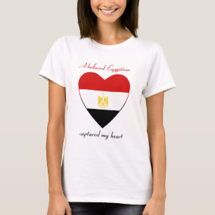 T-shirt d'amoureux de drapeau de l'Egypte