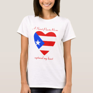 T-shirt d'amoureux de drapeau de Porto Rico