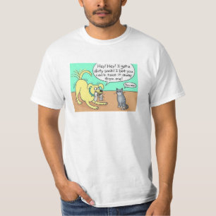 T-shirt d'amoureux des chats d'amoureux des chiens