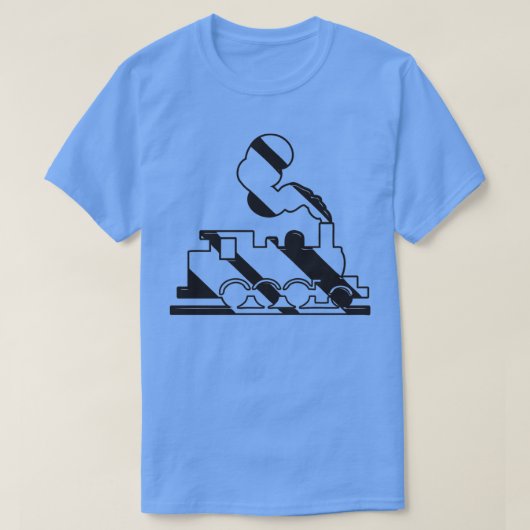 T-shirt dampflok train jouet (Design devant)