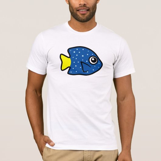 T-shirt Damselfish à queue jaune mignon (Devant)