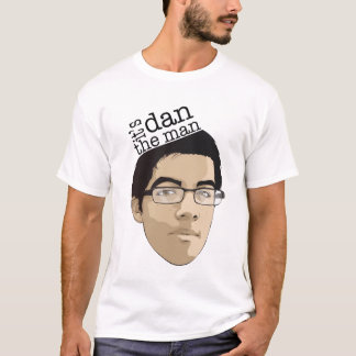 T-shirt Dan la pièce en t de visage d'homme