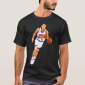 T-shirt Dan Majerle Pixel Dribble Qiangy (Devant)