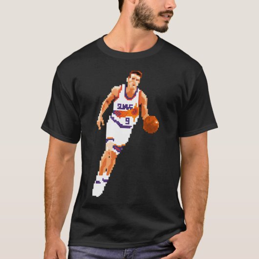 T-shirt Dan Majerle Pixel Dribble Qiangy (Devant)