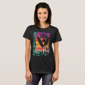 T-shirt Dana Point California Retro Sunset Beach Surfer So (Devant entier)