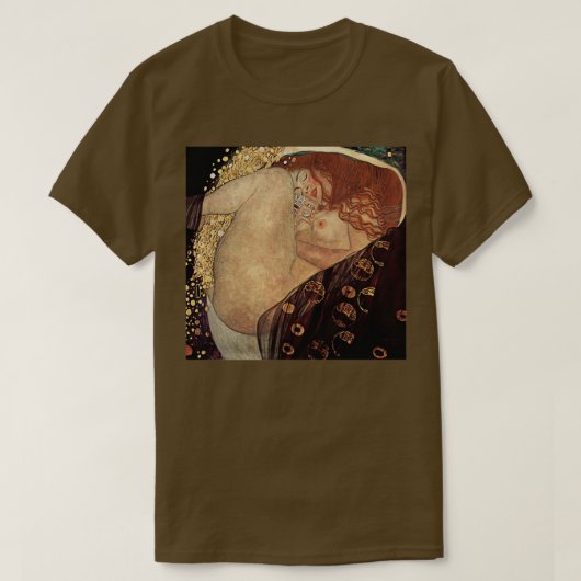 T-shirt Danae par Gustav Klimt (Design devant)