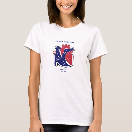 T-shirt d'anatomie cardiaque (Devant)