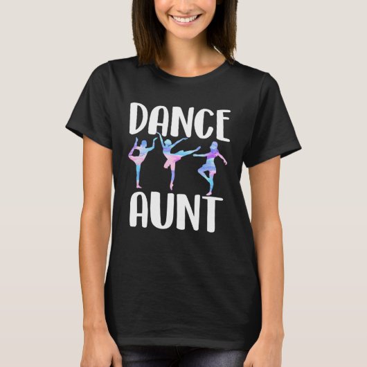 T-shirt Dance aunt cute dancers aunt niece ballet tap danc (Devant)