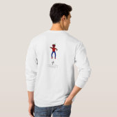 T-shirt Dance Parent Rappel Apple Unisex Long Manche (Dos entier)