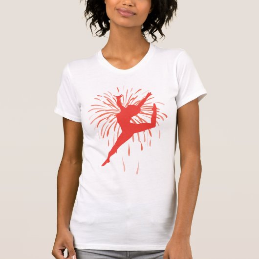 T-shirt Dancer avec Fireworks (Devant)