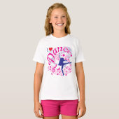 T-shirt Dancer's, I Love Dance (Devant entier)