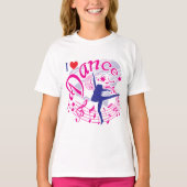T-shirt Dancer's, I Love Dance (Devant)