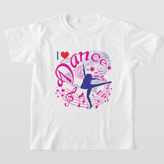 T-shirt Dancer's, I Love Dance (Poser)