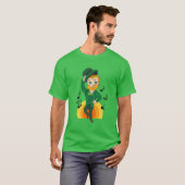 T-shirt Dancing leprechaun, dessin animé de la Saint Patri (Devant entier)