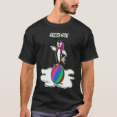 T-shirt Dancing Penguin Fun Animals (Devant)