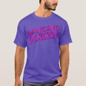 T-shirt Dancing Queen les années 70 Disco Retro Script (Devant)