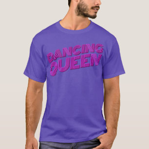 T-shirt Dancing Queen les années 70 Disco Retro Script