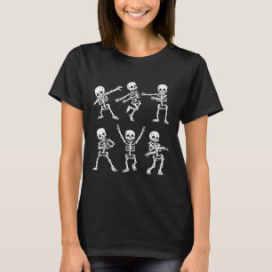 T-shirt Dancing Skeletons Dance Challenge Boys Girl