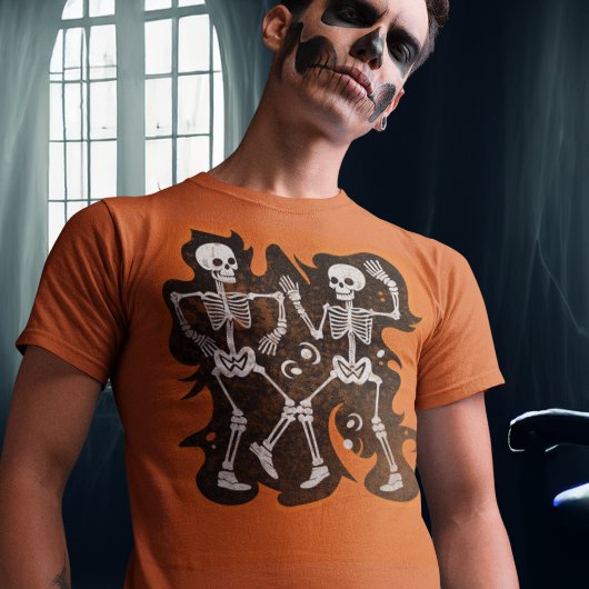 T-shirt Dancing Skeletons Drôle Halloween Party