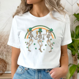 T-shirt Dancing Skeletons St. Patrick's Day