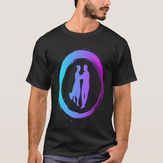 T-shirt Dancing standard dance dance school couple dances  (Devant)