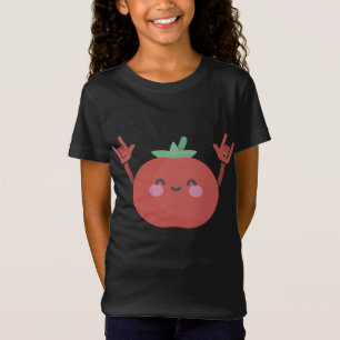 T-Shirt Dancing Tomato Funny Vegan Fruit Amoureux Dance Su