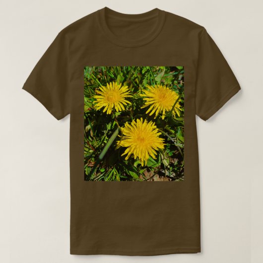 T-shirt Dandelion Flower Trio 2 (Design devant)