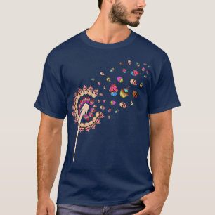 T-shirt Dandelion Foodie Sweet Baking Cupcake