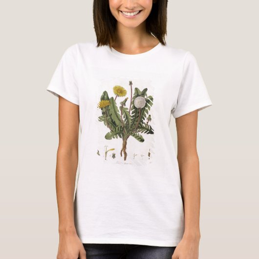 T-shirt Dandelion (gravure couleur) (Devant)