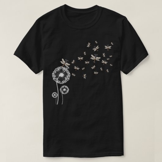 T-shirt Dandelion Insect Dragonfly (Design devant)