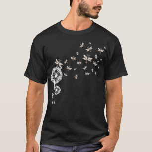 T-shirt Dandelion Insect Dragonfly