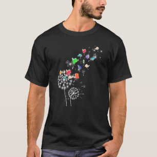 T-shirt Dandelion Livres Pour Lire Femmes Filles
