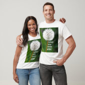 T-shirt Dandelion Seed Head Wind Power (Unisexe)