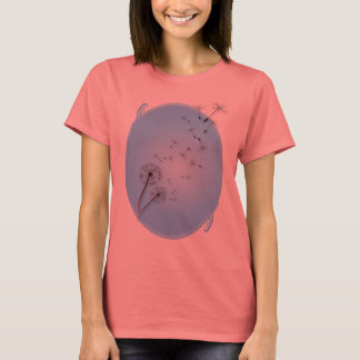 T-shirt Dandelion sur Baby Blue Shirts