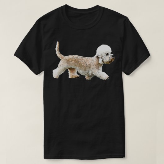 T-shirt Dandie Dinmont terrier (Design devant)