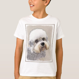 T-shirt Dandie Dinmont Terrier Peinture Chien Art original