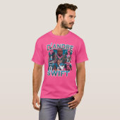T-shirt D'Andre Swift Retro Collage (Devant entier)