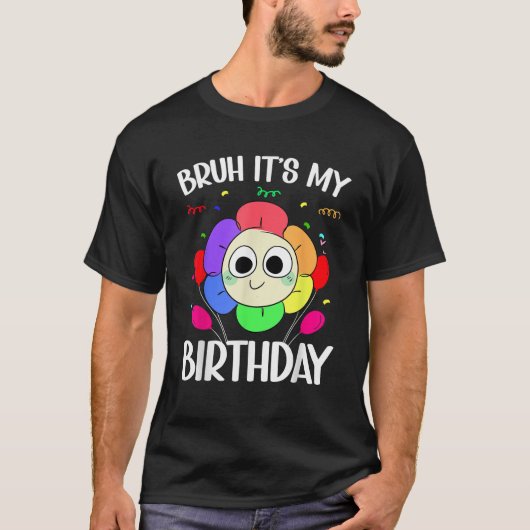 T-shirt Dandy est anniversaire Monde c'est mon anniversair (Devant)