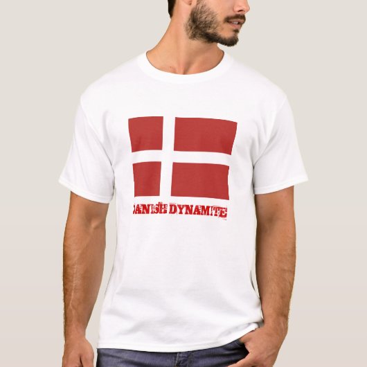 T-shirt Danemark1 "DYNAMITE DANOIS" (Devant)