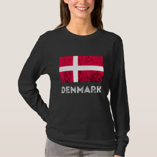 T-shirt Danemark Dannebrog Drapeau danois Dansk Roots Dank
