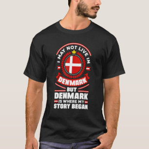 T-shirt Danemark Drapeau Danemark Citation